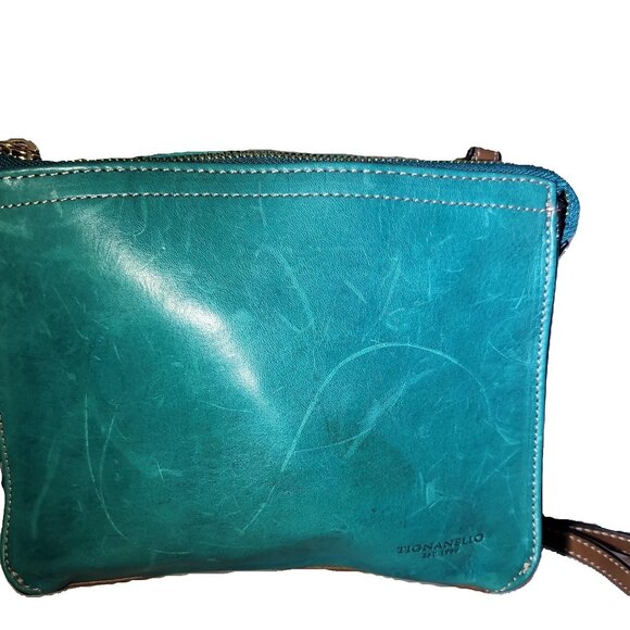 Tignanello Genuine Leather Crossbody Bag - Picture 3 of 10